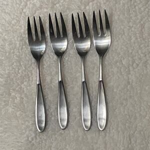 Retroneu Tivoli Contour 18/10 Stainless Steel Salad Forks, Set of 4